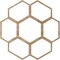 Ekena Millwork Florin Wood Fretwork Pierced Ceiling Medallion, Red Oak, 24"OD x 8 1/2"ID x 3/8"T CMWP24X24X0375FORO - alternate 5
